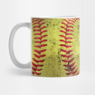 Dirty softball texture sport Mug